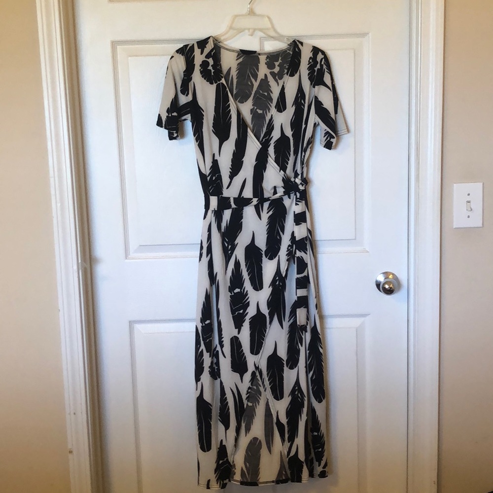 Midi Feather Dress